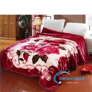 Snow Fur Blanket, 2 Thick Layers, Soft, Warm Fur, 2 Layers, Size 1.6mx2m, Weight 1.7kg