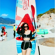 BikiniStoreVn: Short Sleeve 2-Piece Swimsuit B66 - Beach Swimsuit - 2-Piece Bikini Pants