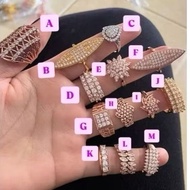 REPLIKA Diamond replica ring Markis ring fan ring starfish ring beautiful luxury diamond replica sim