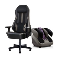 OSIM [BUNDLE] OSIM uThrone V (Black) Gaming Massage Chair - Self Assembled + uSqueez 2 Smart Leg Massager