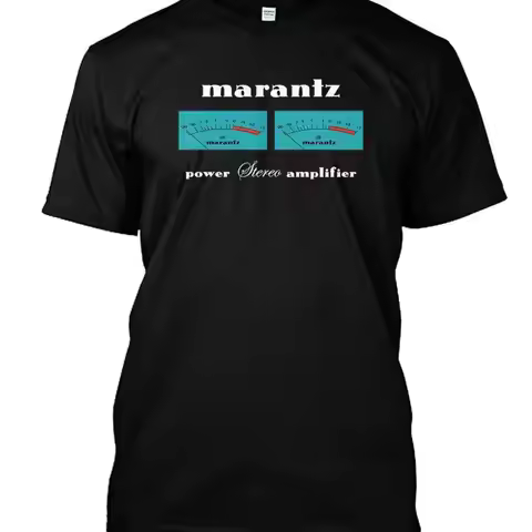 BEST SELLER! Marantz Power Mens Black T-Shirt Size S- 5XL