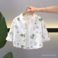 Sell Over 10,000 Men Summer Shirts Thin Jackets Air Conditioning 2024 Children Cartoon Spring Light 