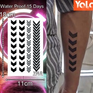 YOLO MAGIC TATTOO GZ-999 Lasts To 2 Weeks Tattoo Sticker Waterproof Long Lasting Temporary