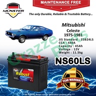 Münster Robust MF CMF NS60LS | 55B24LS (45AH) Car Battery Bateri Kereta for Mitsubishi Cordia Celest