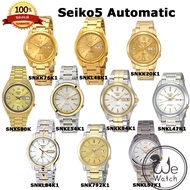 SEIKO5 ของแท้ 100% นาฬิกาออโต้เมติก ตัวเรือนและสาย 2 กษัตริย์ ประกันศูนย์ Seiko 1 ปี SNKK76 SNKL48 SNKK20 SNKL84 SNKL57