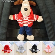 LOOKSHOW (Clothes Only)For 14CM Cotton Doll Rompers Cartoon Wallace and Gromit Plush Doll Replacemen