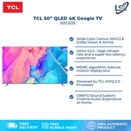 TCL 50" 4K QLED Google TV 50C635 | Wide Color Gamut (WCG) | Dolby Vision & Atmos | Google Duo | ONKY