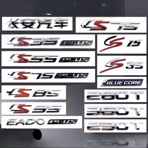 For CHANGAN CS55PLUS CS75PLUS CS3 PLUS EADOPLUS CS55 CS85 CS95 Car Rear Trunk Words Letters Logo Bad