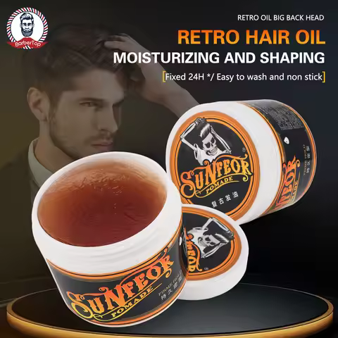 Retro Hairdresser Styling Hair Pomade Barber Restoring Ointment Men's Hairstylist Gel Hairdressing G