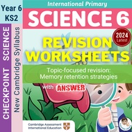 35🅿 Year 6 Latest Cambridge Primary Science Topic Revision +Answer Year 6 Science Worksheets Cambrid