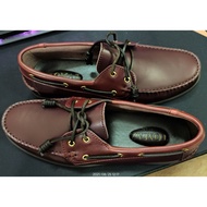 Tomaz Leather Boat Shoes (Wine Red) - UK10 (Suitable for UK9 due to smaller cutting)