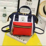 Women's Bag Sling/Sling Bag Women's Mini Backpack Fashion Anello Mini Canvas Bag Multifunction Contemporary Ala "tas_mickey"