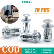10PCS Jack Nut - Rivet Metal Plate Nut Bolt Screw Thread Fisher HM1110 Rivet Nut Rivet Screw