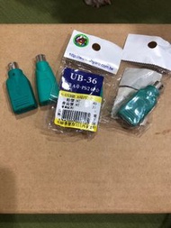 USB A母-PS/2 6P公