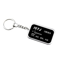 Original MBTI 16 Personality Keychain Backpack Creative Gift ISFP INTP Acrylic Material Unusual Yout