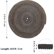 BESPORTBLE Fireplace Tape Seal 9.8ft x 0.4in Self Adhesive Stove Window Glass Gasket Tape, Wood Stov