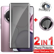 Honor X9C 2024 2in1 Privacy Tempered Glass Screen Protector For Honor X9C X9B X9A HonorX9B Anti-Spy 