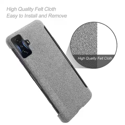 F4 GT For Poco F4 GT 5G Case Soft Premium Fabric and Anti-Slip Grip Cover For Poco F4 GT F3 Pro X4 X