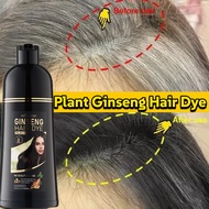 Natural Plant  hair dye Cover White Hair Color Natural Ginseng Added Mild & non-irritating, scalp-fr