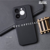 Itel A80 Case Pro Camera Case Slim BlackMatte Silicone Itel A80