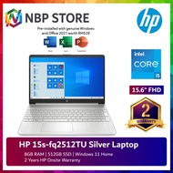 HP 15s-fq2512TU 15.6" FHD Laptop Natural Silver