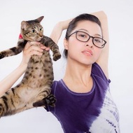 墨水樹手染女T 斜條紋