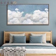 Minimalist cloud decoration painting living room sofa background wall hanging painting modern bedroo