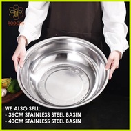◈ ▬ Stainless Steel Home Kitchen Sink Bathroom Laundry Deep Basin Planggana MINI Palanggana 36CM