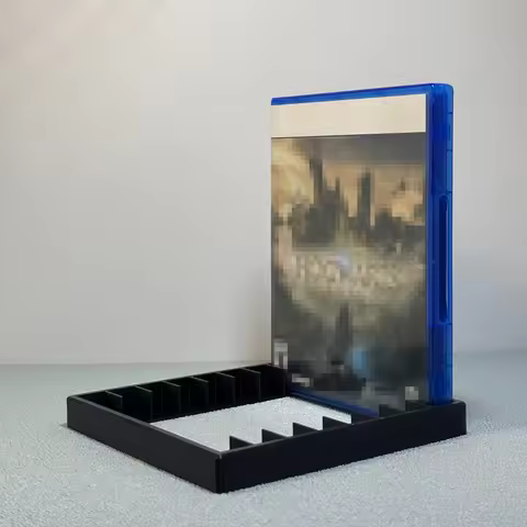 8 Slot Game Disc CD Storage Display Shelf for PS5 PS4 PS3 Game Card Organizer Decorative Game Consol