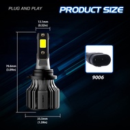 Ready Stock NEW N39 Novsight 9005 9006 H4 H7 H11 Mini Car LED Headlight Car Light Bulb Fog Lamp 72W 