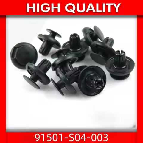 30x Plastic Rivets For Honda Accord for Odyssey for Civic & Del Sol Bumper Fender Trim Retainer Clip