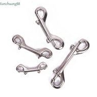 TIANCHUANG Double Ended Hook, Stainless Steel Single Hook Snap Hook Clip, Bolt Snap Hook Ended Hook 