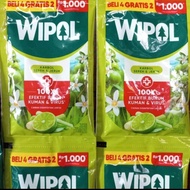Wipol seribuan Karbol Cemara kemasan sachet isi 12 sachet