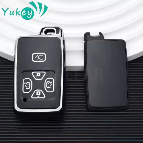 5 Button TPU Remote Key Case for Toyota Estima Alphard Vellfire Fob Shell Cover Skin Holder