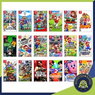 Smash Bros , Mario Sonic Olympic , Mario Odyssey , Mario Golf , Luigi , Mario Party , Mario Kart 8 , Mario Bros U , Mario 3D World , Mario Paper , Mario Tennis , Kirby , 12 switch , Mario Wonder , Mario RPG , Mario Vs Donkey , Red Dead (รวมเกมส์)