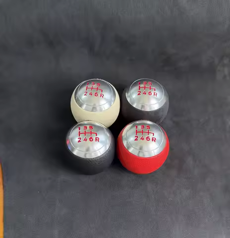 New 280g Anti Fur Leather 6 Speed Gear Shift Knob For Honda Civic FD2 FK8 FK7 FL5 Fit GK5 GR9 Gear B
