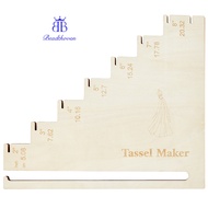 1pc Wood Tassel Pendant Aid Bisque 23x20.2x0.5cm Size: about 202mm wide 230mm long 5mm thick