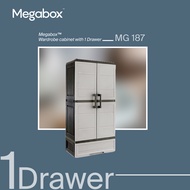 Megabox MG-187 Wardrobe Cabinet With Single Drawer
