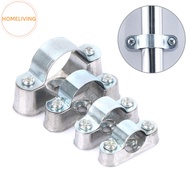 homeliving 5Pcs Pipe Clamp With Screw From The Wall Yards Away From The Wall Of The Card Saddle Card Line Pipe Clip 16mm 20mm 25mm 32mm SG