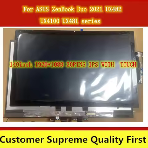 14.0 inch LCD Touch Screen Assembly for ASUS ZenBook DUO 14 UX481F UX482E UX482EA UX482EG Display Mo