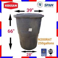 KOSSAN POLY TANGKI Tank Kurus Tinggi N200-RAT (250Gallon) (TK)