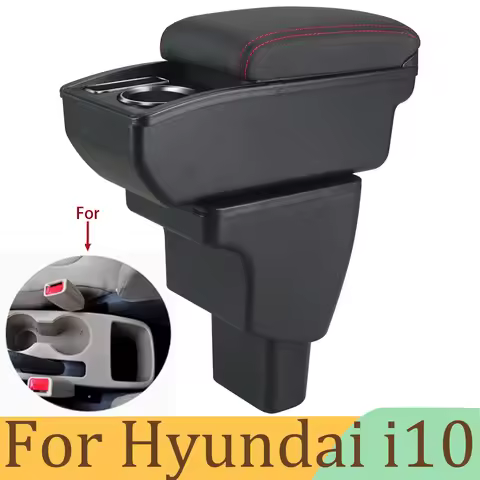 For Hyundai I10 Armrest Box for Hyundai I10 Car Armrest Central Storage Box Interior Dedicated Retro