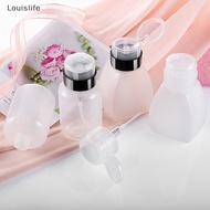 Louislife Nail Polish Remover Bottle UV Gel Press Bottle Nail Art Clean Empty Pump Liquid LSE