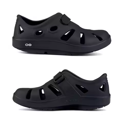 2026 Summer Fashion Beach Platform Thick Sole Closed Toe OOFOS Clogs Sandals