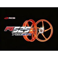 RCB RACING BOY YAMAHA Y15ZR / LC135 5S FORGED SPORT RIM FG525 WITH BEARING PNP 1.85/2.5x17 (BLACK /B