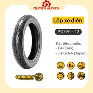 Lốp không săm Xe điện - Chất lượng cao - Lốp xe máy điện Euromina - 90/90-12 3.00-10
