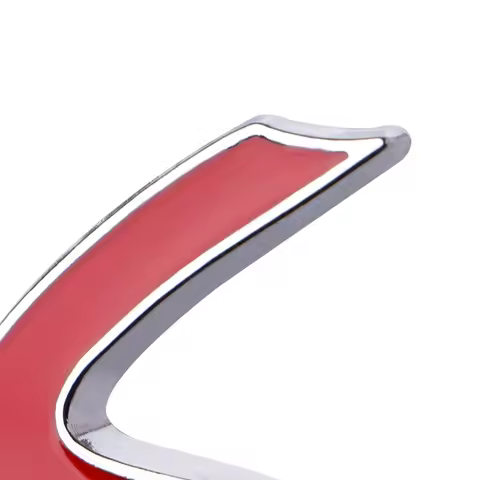 3D Metal S Front Grille Badge Emblem Decal For Mini for Cooper R50 R52 R53 R56 R N84F