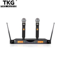 TKG audio UR24D Wireless System Dual Handheld Wireless mic UHF UR4D headset lavalier dual Wireless Microphone