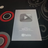 Youtube Play Button Poster Wall Decoration