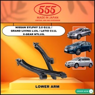 100% BRAND 555 JAPAN LOWER SUSPENSION ARM FOR NISSAN SYLPHY 2.0 G11L / GRAND LIVINA L10L / LATIO C11